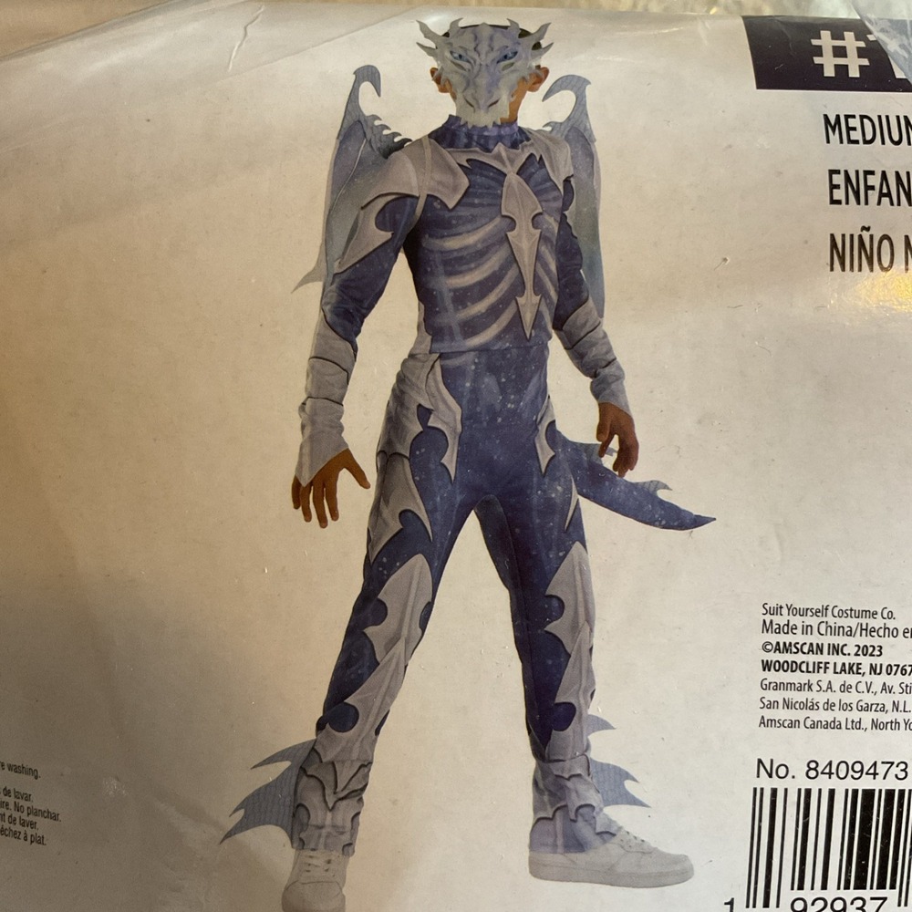 Amscan Blue and White Dragon Costume